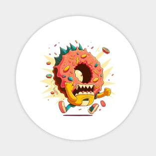 Angry Donut Magnet